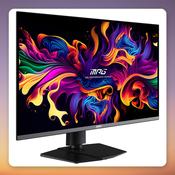 MSI MPG 322URXDE 31.5" 4K QD-OLED 240 Hz Gaming Monitor, Black image
