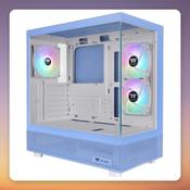 Thermaltake View 270 Plus TG ARGB Hydrangea Blue Mid Tower Case, 2x Tempered Glass