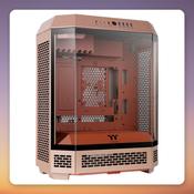 Thermaltake The Tower 600 Gravel Sand ATX Mid-Tower Case, 3x Tempered Glass image
