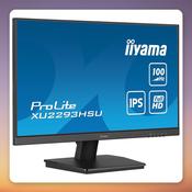 Iiyama ProLite XU2293HSU-B7 21.5" Full HD IPS Monitor, 100 Hz, Black