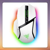 Razer Basilisk V3 Pro Wireless Gaming Mouse, 30,000 DPI, White image