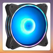Chieftec ZF-1225RGB 120 mm PWM ARGB Case Fan, 1600 RPM, Single Pack image