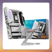 MSI MPG B850 EDGE TI WIFI AM5 ATX Motherboard, White, Wi-Fi 7, DDR5