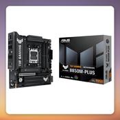 Asus TUF Gaming B850M-Plus AMD B850 AM5 micro ATX Motherboard, DDR5, 2.5GbE