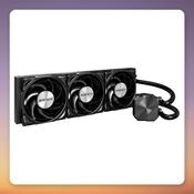 Montech HyperFlow Silent 360 360 mm AIO Liquid CPU Cooler, Black image