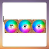 Thermaltake CT140 EX ARGB Sync 140 mm PWM Fan, Gravel Sand, 3-Pack