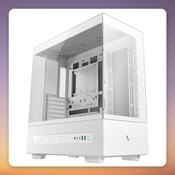 Deepcool CH690 Digital White Mid-Tower ATX Case, Dual Tempered Glass image