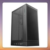 Deepcool CH270 Digital Micro-ATX Mini Tower Case, Black, Tempered Glass image