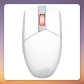 Asus ROG Strix Impact III Wireless Gaming Mouse, 36000 DPI, 57 g, White image