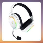 Razer Barracuda X Chroma Wireless Gaming Headset, White, Bluetooth 5.3 and USB-C Dongle