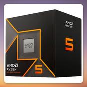 AMD Ryzen 5 9600 6-Core AM5 Processor, 3.8 GHz up to 5.2 GHz, Boxed with Cooler image