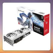 Sapphire Radeon RX 9070 XT Pure 16 GB GDDR6 Graphics Card, White