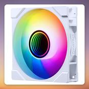Phanteks M25 Gen2 120 mm D-RGB Reverse Blade PWM Fan, White, Single Pack
