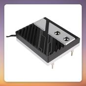Alphacool Apex 1 AM5 CPU Water Block, Black/Silver, ARGB