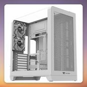 Thermaltake View 390 Air Snow White Mid Tower Case, Tempered Glass, 2x CT120 Fans image