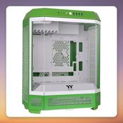 Thermaltake The Tower 600 Light-Year Green ATX Mid-Tower Case, 3x Tempered Glass