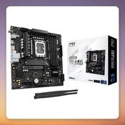 ASRock B860M Pro-A WiFi Intel B860 LGA1851 DDR5 mATX Motherboard, Black