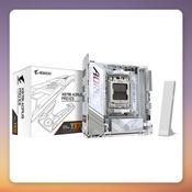 Gigabyte X870I AORUS PRO ICE AM5 Mini-ITX Motherboard, White, DDR5, Wi-Fi 7, USB4