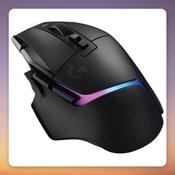 Logitech G502 X Plus Wireless Gaming Mouse, LIGHTSPEED, HERO 25K, Black