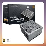 Montech CENTURY II 1050 1050W 80 PLUS Gold ATX 3.1 Modular PSU, Silver