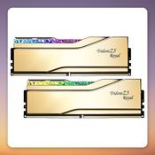 G.Skill Trident Z5 Royal RGB 32 GB DDR5-6000 CL28 (2x16 GB) Intel XMP, Gold