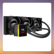 Enermax Liqtech XTR 360 mm AIO Liquid CPU Cooler, Black, ARGB image