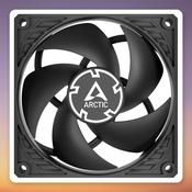 Arctic P9 Silent 92 mm Case Fan, Black, 1900 RPM, 3-Pin, Single Pack image