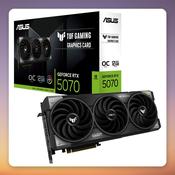 Asus TUF Gaming GeForce RTX 5070 OC 12 GB GDDR7 Graphics Card image