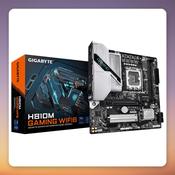 Gigabyte H810M Gaming WiFi 6 Micro ATX Motherboard, LGA 1851, DDR5, Intel H810 image