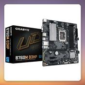 Gigabyte B760M D3HP Micro-ATX Motherboard, LGA 1700, Intel B760, DDR5 image