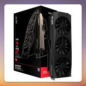 XFX Radeon RX 9070 XT Quicksilver 16 GB GDDR6 Graphics Card, Black