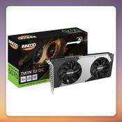 Inno3D GeForce RTX 5070 TWIN X2 OC 12 GB GDDR7 Graphics Card, Black image