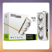 Zotac GeForce RTX 5080 SOLID OC White Edition 16 GB GDDR7 Graphics Card