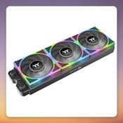Thermaltake TOUGHFAN EX 140 ARGB Sync 140 mm Case Fan, Black, 3-Pack