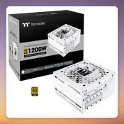 Thermaltake Toughpower GT Snow 1200W 80 PLUS Gold ATX 3.1 Fully Modular PSU, White
