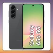 Samsung Galaxy A56 5G 128 GB Dual SIM Smartphone, 8 GB RAM, Awesome Graphite image