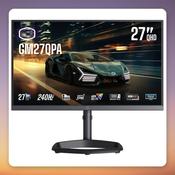 Cooler Master GM27QPA 27" QHD 240Hz IPS Gaming Monitor, DisplayHDR 400 image