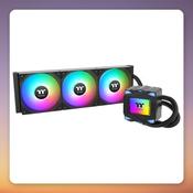 Thermaltake LA360 ARGB Sync 360 mm AIO Liquid CPU Cooler, Black