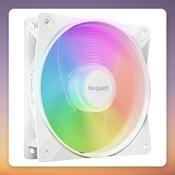 be quiet! Light Wings LX 120 mm PWM Reverse ARGB Case Fan, White, Single Pack image