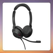 Jabra Evolve2 30 SE Wired Stereo UC Headset, USB-C and USB-A, Black image