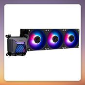MSI MAG CoreLiquid A15 360 mm AIO Liquid Cooler, Black, LGA 1700/1851 AM4/AM5 image