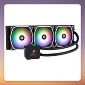 Enermax Aquafusion II ARGB 360 mm AIO Liquid CPU Cooler, Black