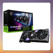 MSI GeForce RTX 5070 Ti GAMING TRIO OC 16 GB GDDR7 Graphics Card image