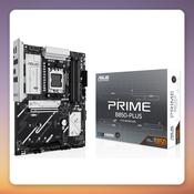Asus PRIME B850-PLUS CSM AM5 ATX Motherboard, AMD B850, DDR5, 3x M.2, 2.5Gb LAN