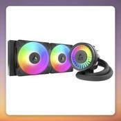 Arctic Liquid Freezer III Pro 240 A-RGB AIO CPU Water Cooler, Black, 2x 120 mm image