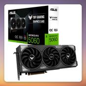 Asus TUF Gaming GeForce RTX 5060 OC 8 GB GDDR7 Graphics Card, 3x DisplayPort 2.1b, HDMI 2.1b image