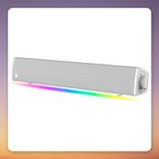 Creative Sound Blaster GS3 2.0 USB-C Bluetooth Soundbar, RGB, White image