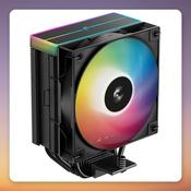 Deepcool AG400 ARGB V2 120 mm Single Tower CPU Cooler, Black, 4 Heatpipes