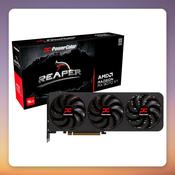 PowerColor Radeon RX 9070 XT Reaper 16GB GDDR6 Graphics Card, Black image