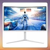Philips Evnia 5000 32M2C5501 31.5 Inch QHD 180Hz Curved VA Gaming Monitor, White image